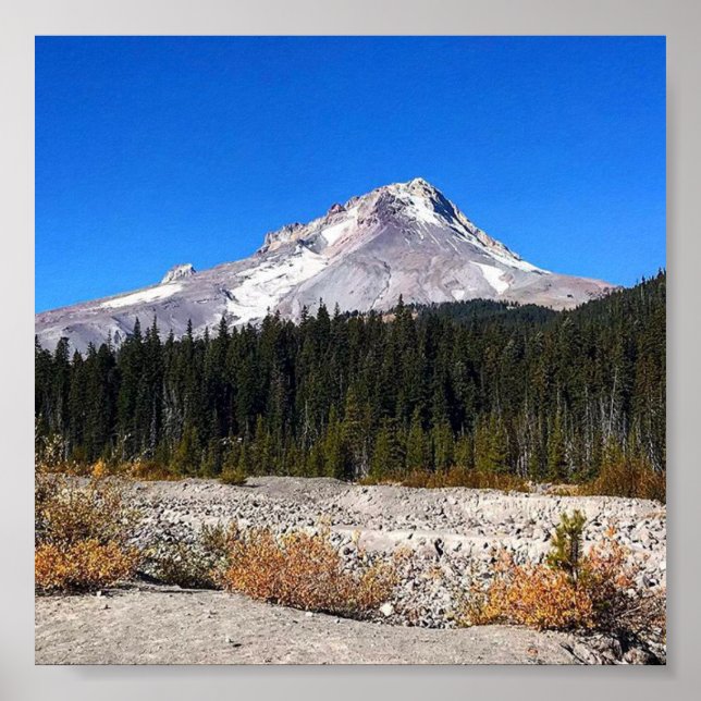Mount Huva, Oregon Poster (Framsidan)