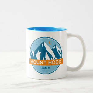 Mount Huva Oregon Stars Måne Två-Tonad Mugg