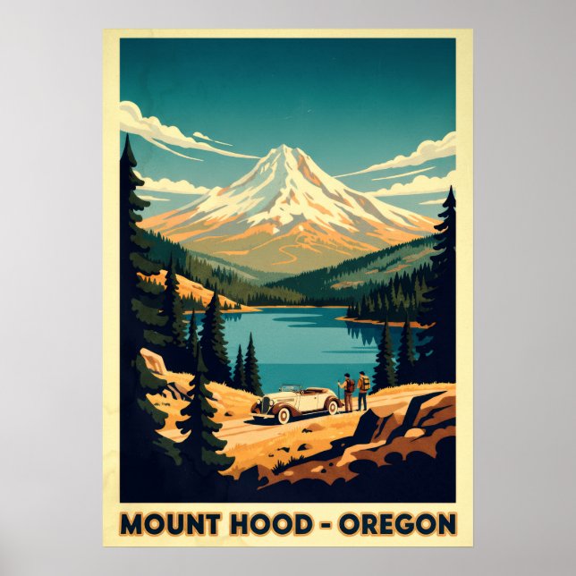Mount Huva Oregon V07 Poster (Framsidan)
