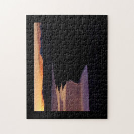 Mount Ireland Sunset över Sjö Puzzle Pussel