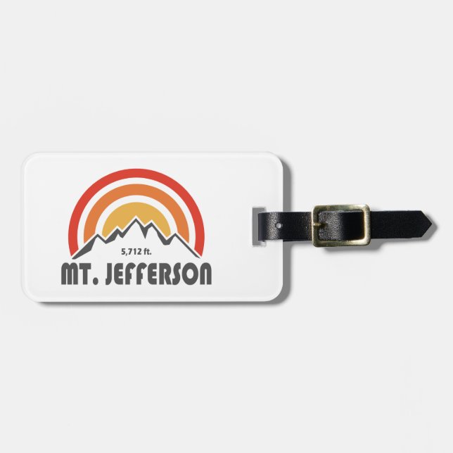 Mount Jefferson New Hampshire Bagagebricka (Horisontell Framsida)