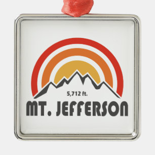 Mount Jefferson New Hampshire Julgransprydnad Metall