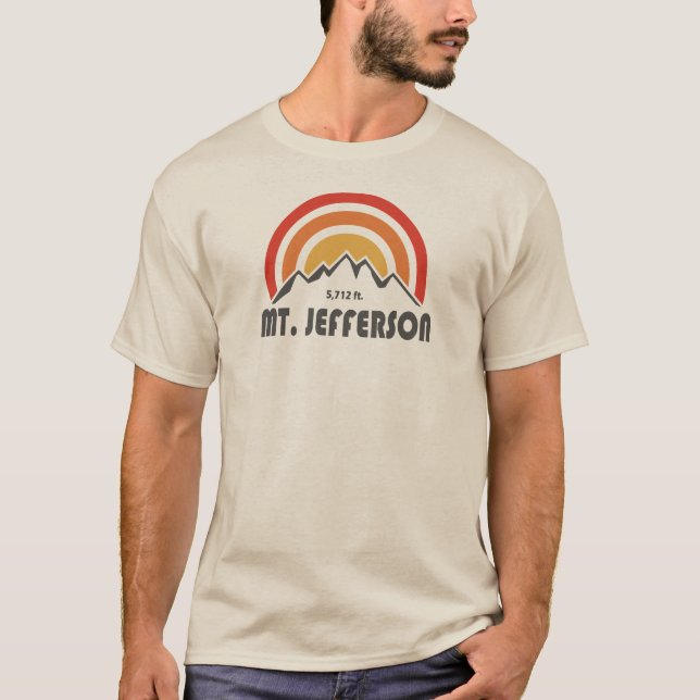 Mount Jefferson New Hampshire T Shirt (Framsida)