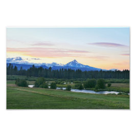 Mount Jefferson, Oregon Volcano Fototryck