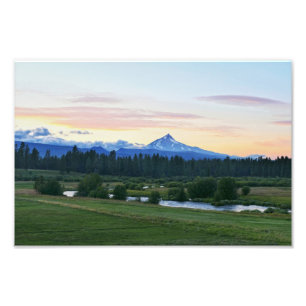 Mount Jefferson, Oregon Volcano Fototryck