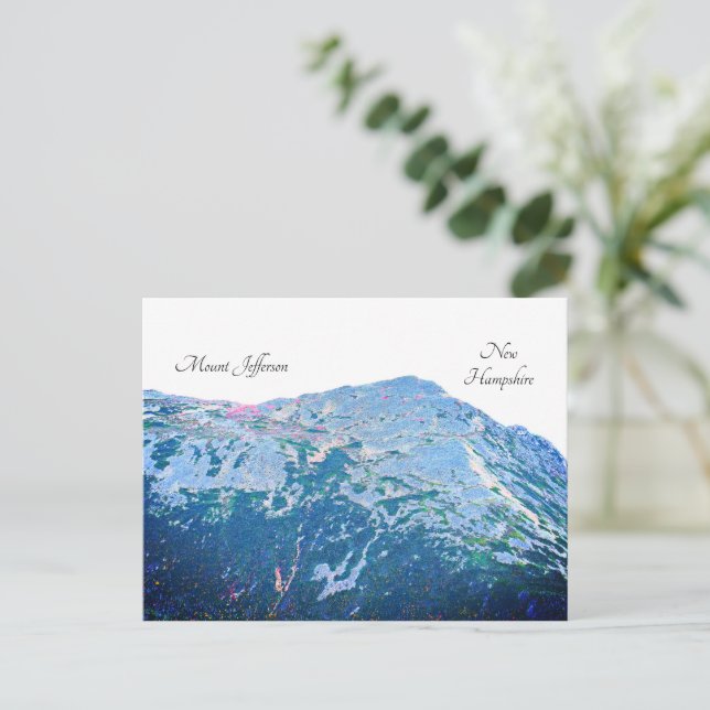 Mount Jefferson Postcard Vykort (Stående Fram)