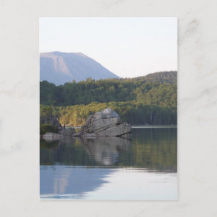 Mount Katahdin från Rainbow Sjö Vykort