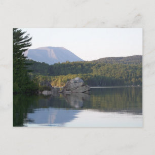 Mount Katahdin från Rainbow Sjö Vykort