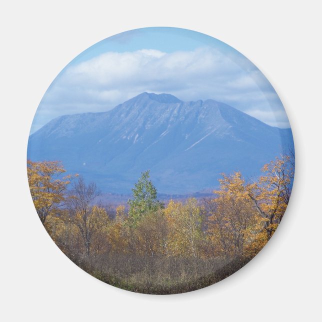 Mount Katahdin från Stacyville Magnet (Framsidan)