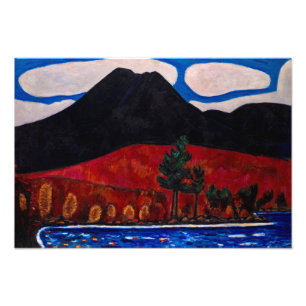 Mount Katahdin, hösten 1939 av Marsden Hartley Fototryck