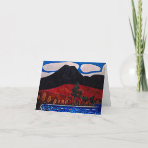 Mount Katahdin, Hösten av Marsden Hartley Tack Kort
