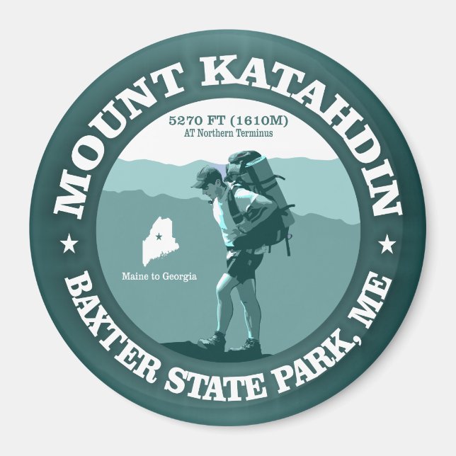 Mount Katahdin Magnet (Framsidan)