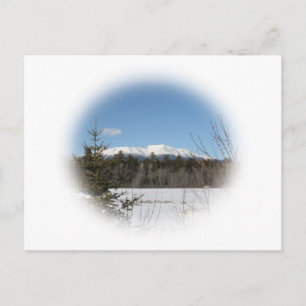 Mount Katahdin på vintern Vykort