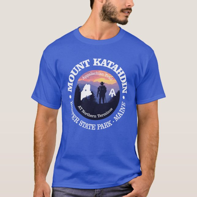 Mount Katahdin (rd2) T Shirt (Framsida)