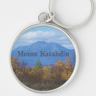 Mount Katahdin Rund Silverfärgad Nyckelring
