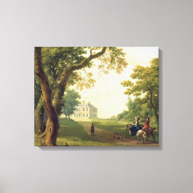 Mount Kennedy, County Wicklow, Irland, 1785 (olja) Canvastryck (Framsida)