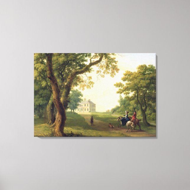 Mount Kennedy, County Wicklow, Irland, 1785 (olja) Canvastryck (Framsida)