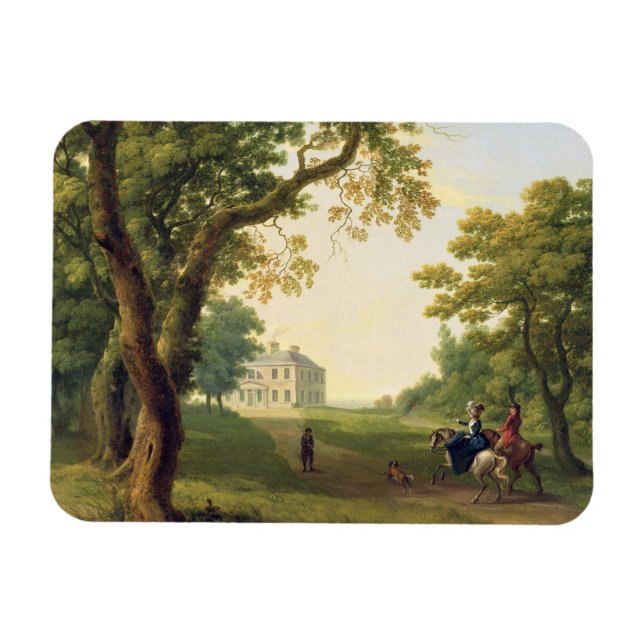 Mount Kennedy, County Wicklow, Irland, 1785 (olja) Magnet (Horisontell)