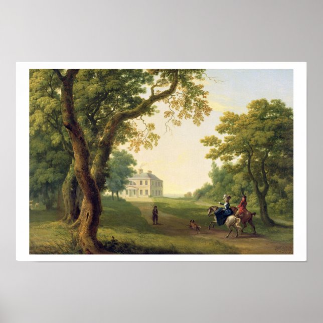 Mount Kennedy, County Wicklow, Irland, 1785 (olja) Poster (Framsidan)