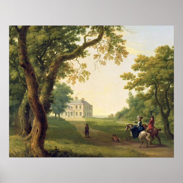 Mount Kennedy, County Wicklow, Irland, 1785 (olja) Poster (Framsidan)