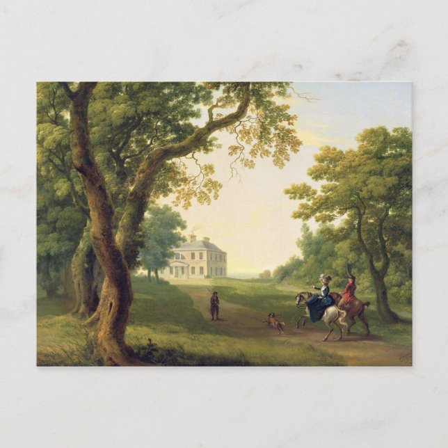 Mount Kennedy, County Wicklow, Irland, 1785 (olja) Vykort (Framsida)