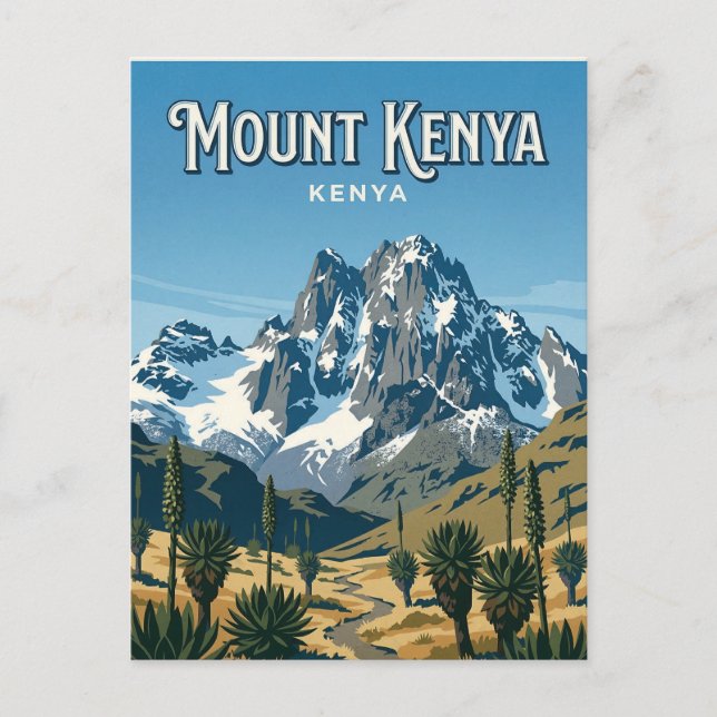 Mount Kenya, Nanyuki, Centrala Vykort (Framsida)