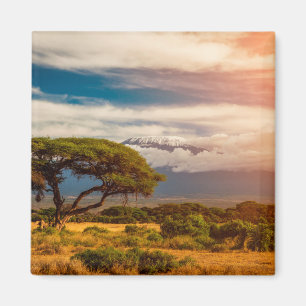 Mount Kilimanjaro Amboseli, Kenya Magnet