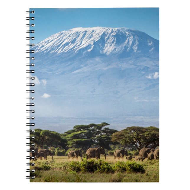 Mount Kilimanjaro Anteckningsbok (Framsidan)