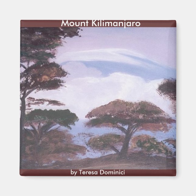 Mount Kilimanjaro Magnet (Framsidan)