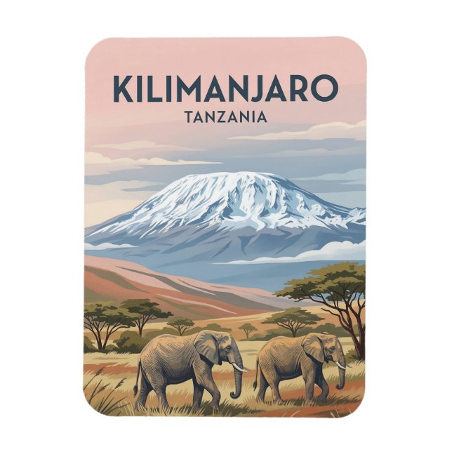Mount Kilimanjaro, Moshi, Kilimanjaro Magnet (Vertikal)