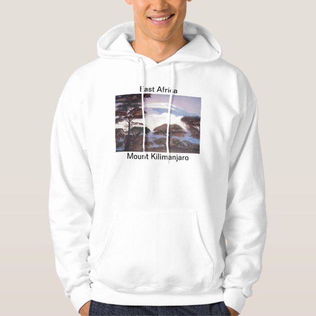 Mount Kilimanjaro skjorta Hoodie (Framsida)
