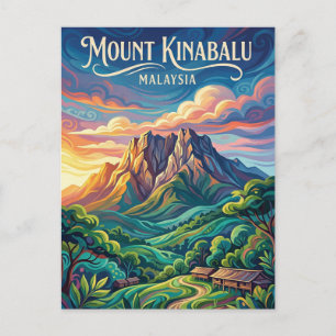 Mount Kinabalu Malaysia Vykort