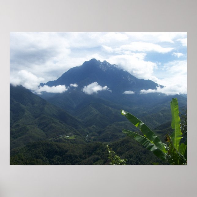 Mount Kinabalu Poster (Framsidan)