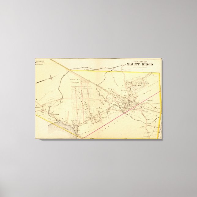 Mount Kisco, New York Canvastryck (Framsida)