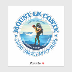 Mount Le Conte (C) Klistermärken