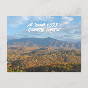 Mount Leconte Gatlinburg Tennessee Höjd över havet Vykort
