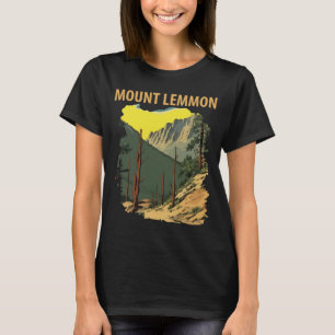 Mount Lemmon Arizona Skog Retro Resa T Shirt