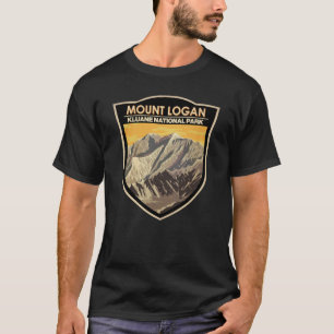 Mount Logan Canada Travel Art Vintage T Shirt