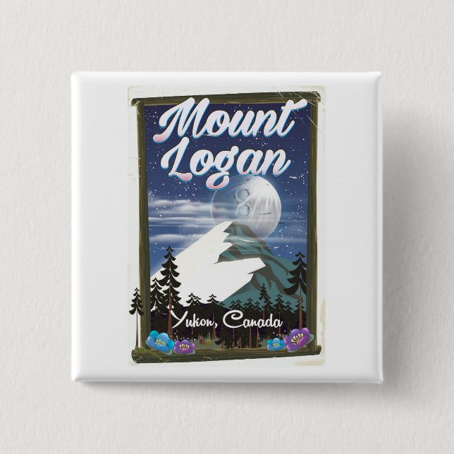 Mount Logan, Yukon, Kanada Knapp (Framsida)