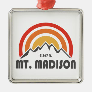 Mount Madison New Hampshire Julgransprydnad Metall