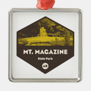 Mount Magazine State Park Arkansas Julgransprydnad Metall