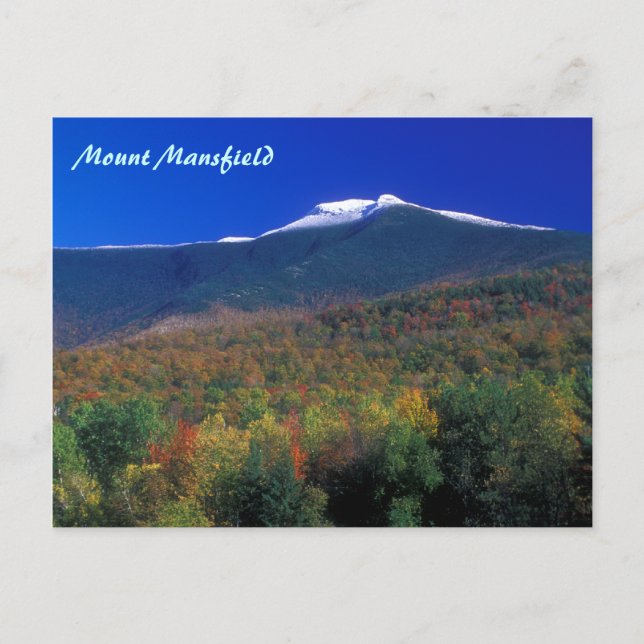 Mount Mansfield Seasons Vykort (Framsida)