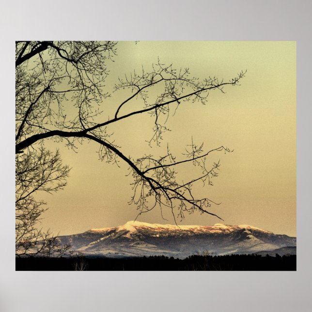 Mount Mansfield, Vermont Poster (Framsidan)