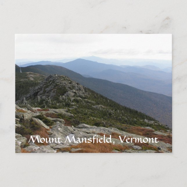Mount Mansfield, Vermont Vykort (Framsida)