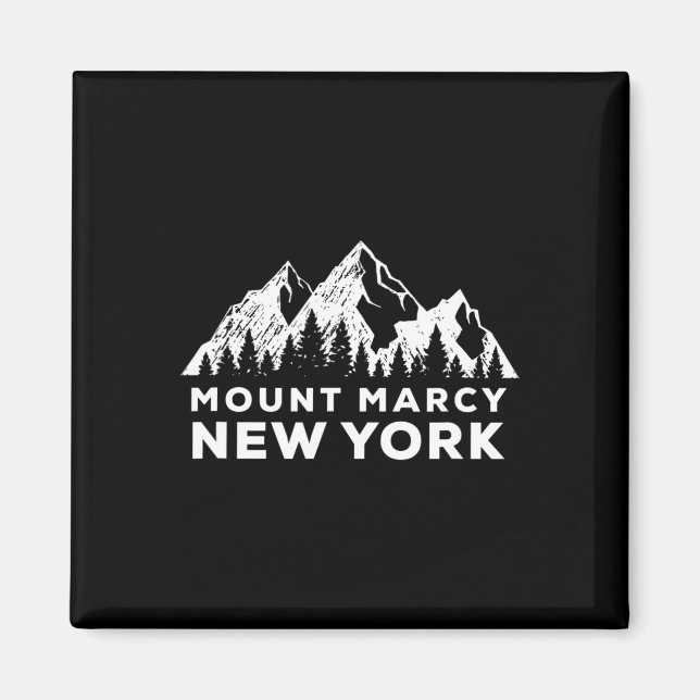 Mount Marcy New York Klättring Och Vandring Berg  Magnet (Framsidan)