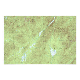 Mount Marcy Topografiska Karta - Adirondack Park Fototryck