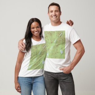 Mount Marcy Topografiska Karta - Adirondack Park T Shirt