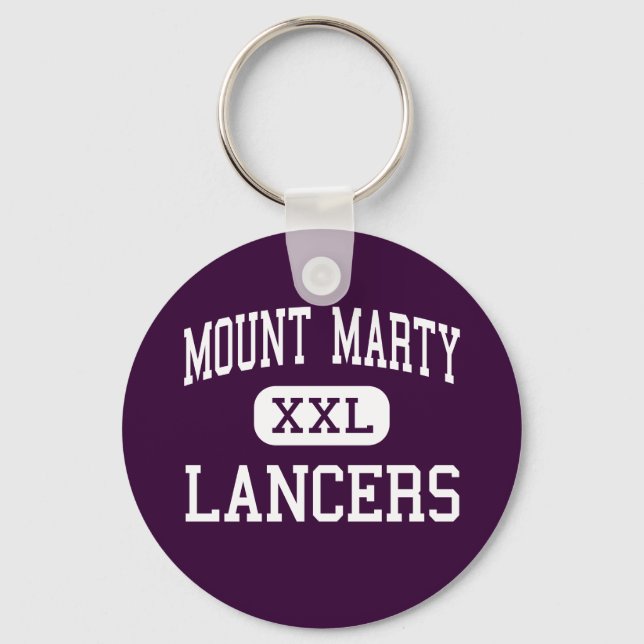 Mount Marty - Lancers - High - Cedar Rapids Iowa Nyckelring (Framsida)