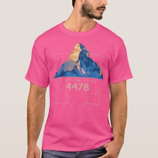 Mount Matterhorn Schweiz Hike klättring Hiking T Shirt