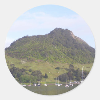 Mount Maunganui, Mauao, Nya Zeeland Aotearoa Runt Klistermärke